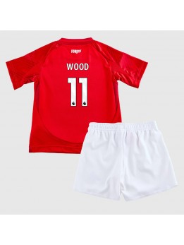Nottingham Forest Chris Wood #11 Replika Hemmakläder Barn 2024-25 Kortärmad (+ byxor)